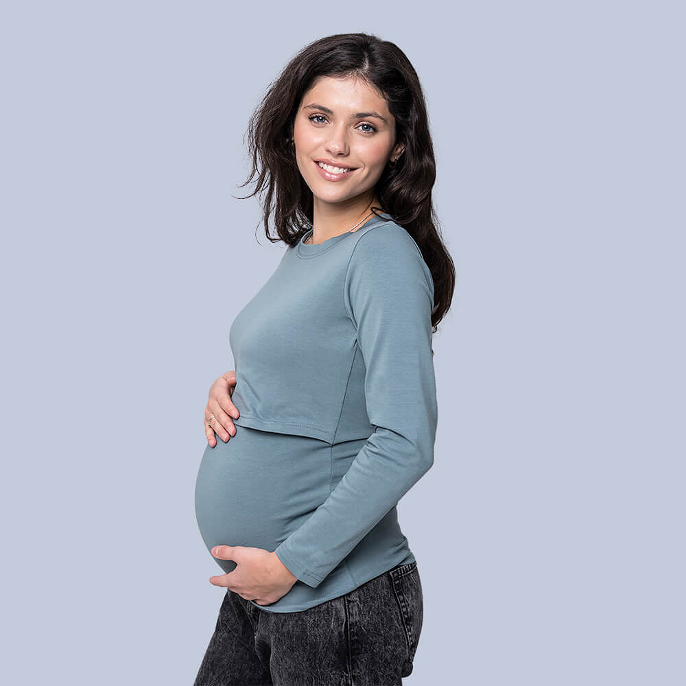 Maternity & nursing long sleeve