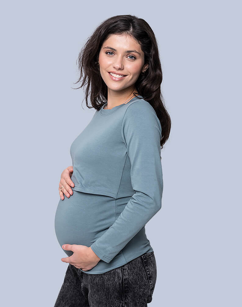 Maternity & nursing long sleeve