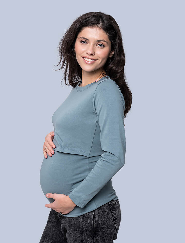 Maternity & nursing long sleeve