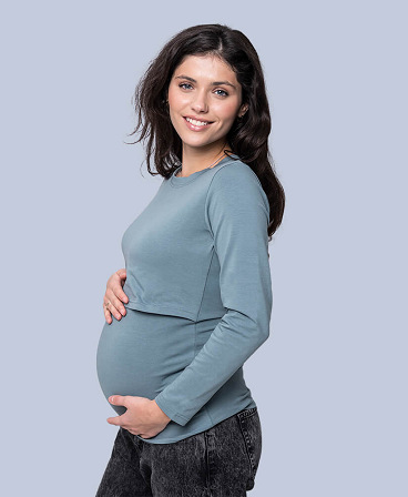Maternity & nursing long sleeve