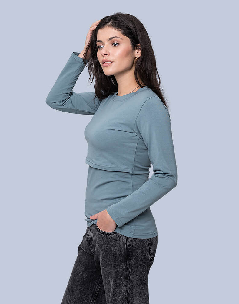 Maternity & nursing long sleeve