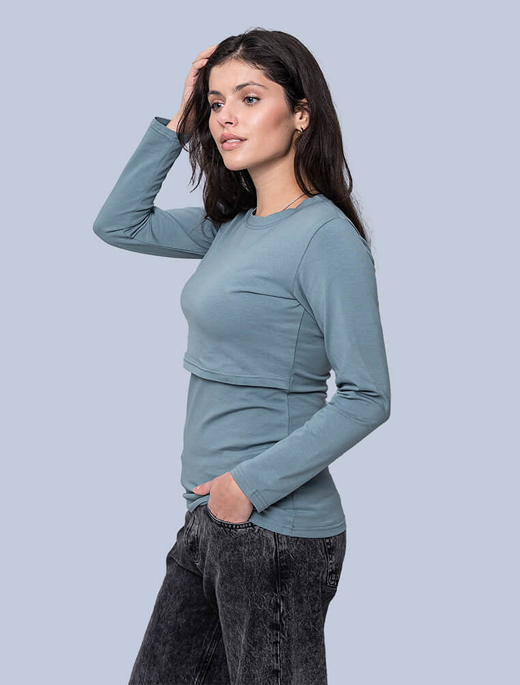 Maternity & nursing long sleeve