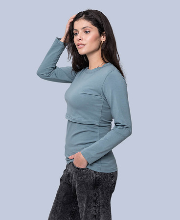 Maternity & nursing long sleeve