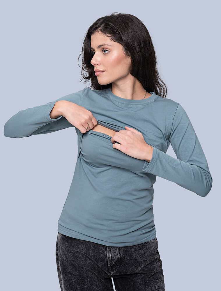 Maternity & nursing long sleeve
