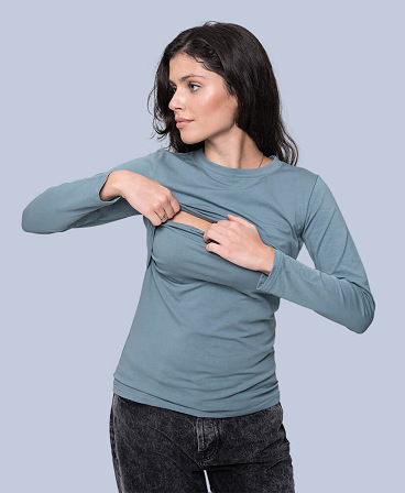 Maternity & nursing long sleeve