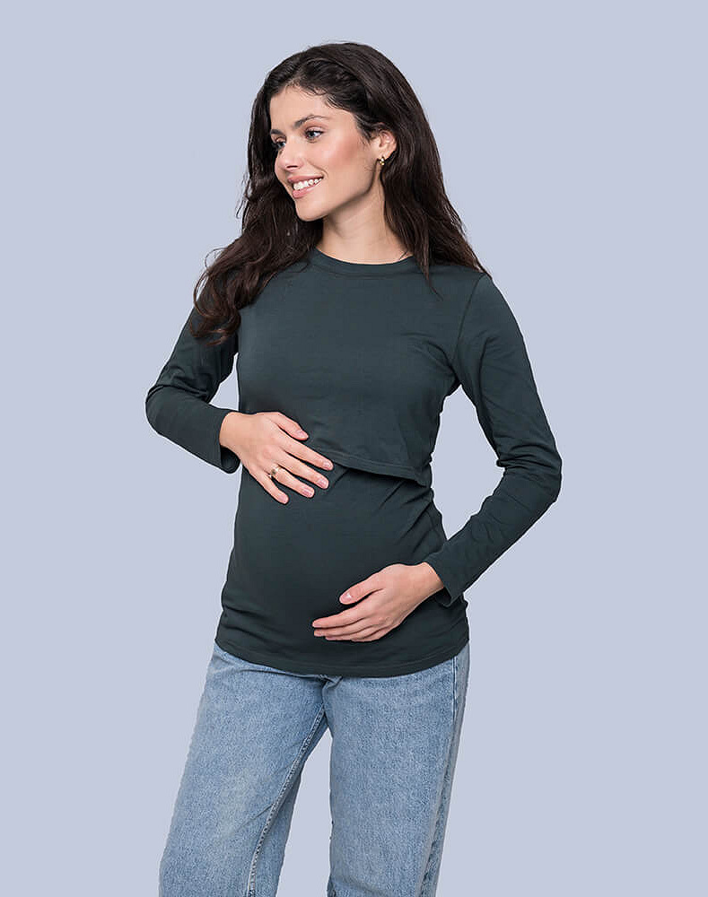 Maternity & nursing long sleeve