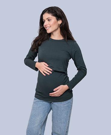 Maternity & nursing long sleeve