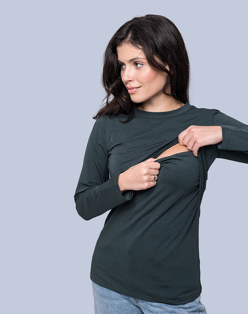 Maternity & nursing long sleeve