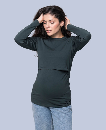 Maternity & nursing long sleeve