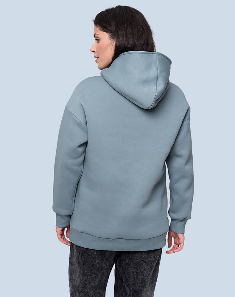 Warm maternity & nursing oversize hoodie