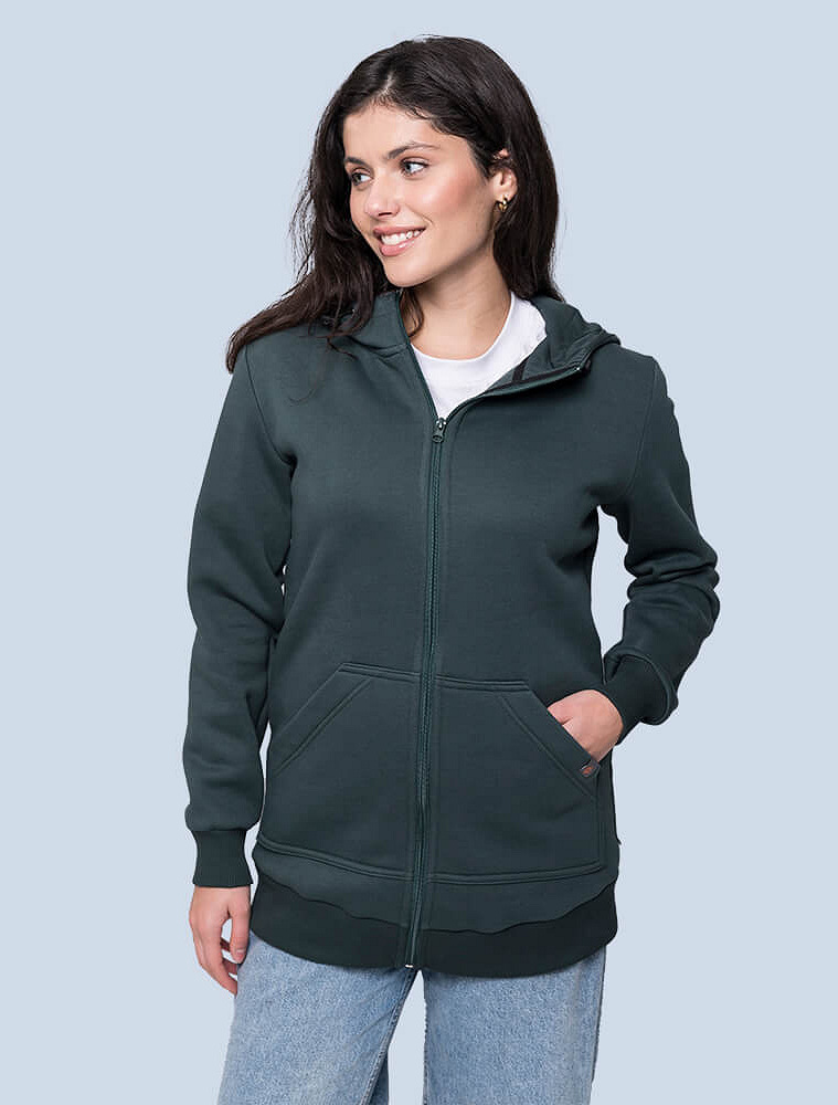 Warm maternity and babywearing hoodie
