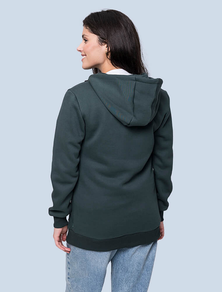Warm maternity and babywearing hoodie