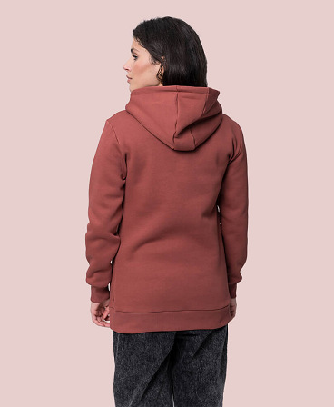 Warm maternity and babywearing hoodie