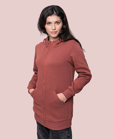Warm maternity and babywearing hoodie