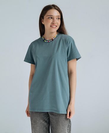 Oversized maternity and nursing t-shirt
