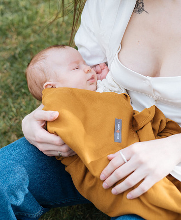 Stretchy swaddle blanket 110 x 90 cm