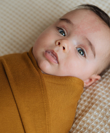 Stretchy swaddle blanket 110 x 90 cm