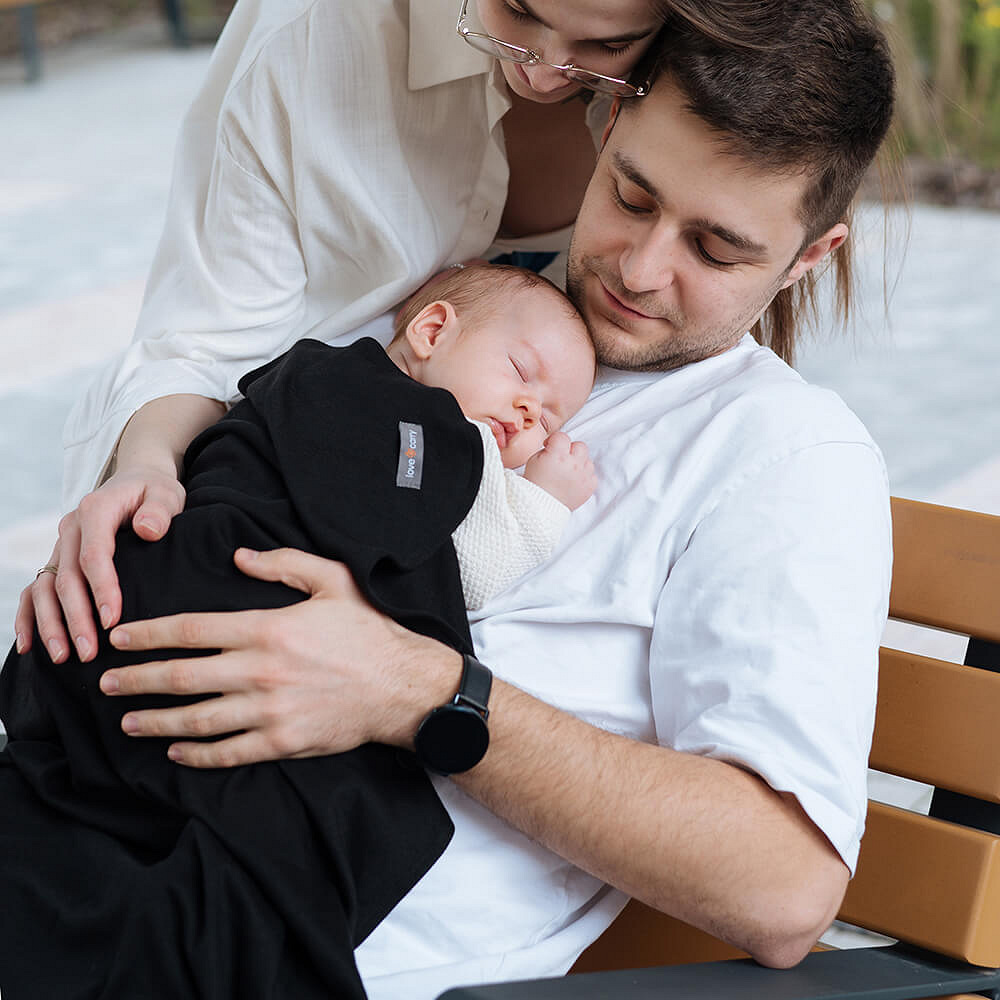 Stretchy swaddle blanket 110 x 90 cm