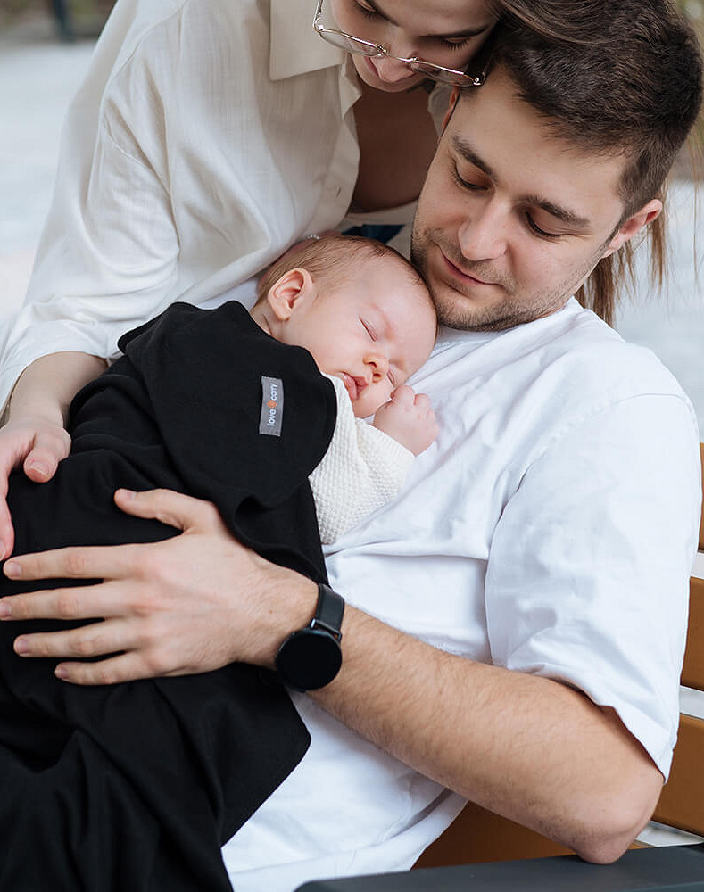 Stretchy swaddle blanket 110 x 90 cm