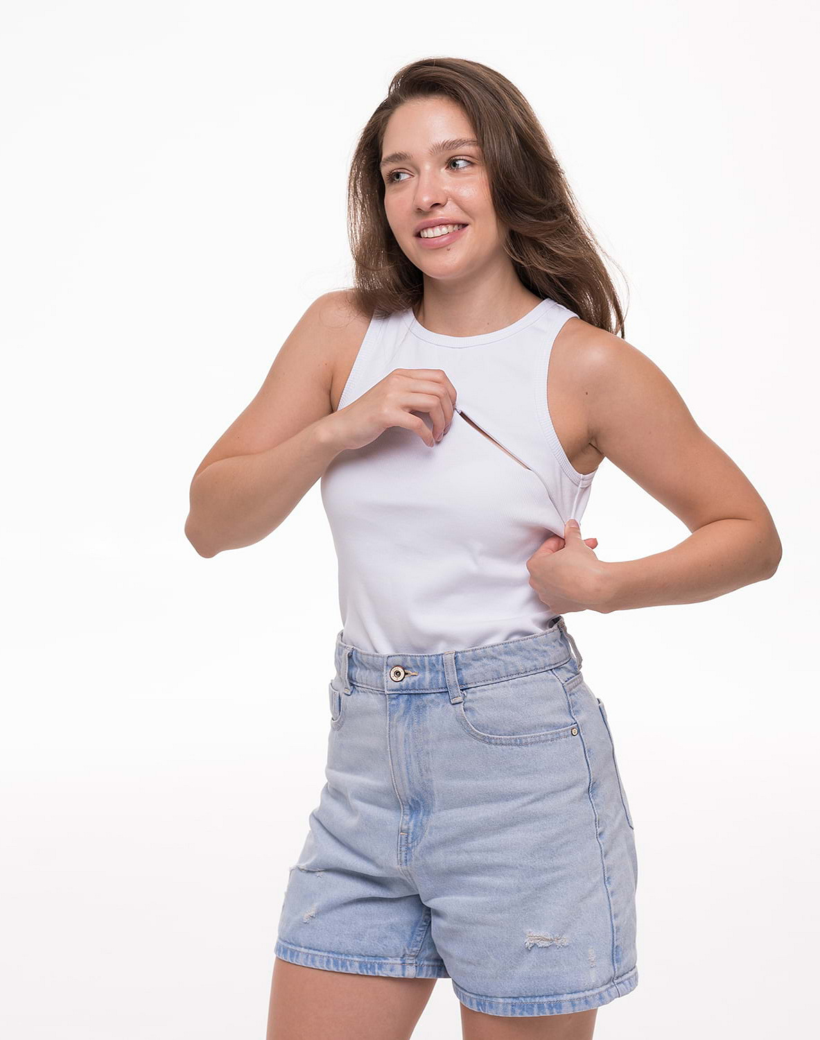 Maternity & nursing tank top