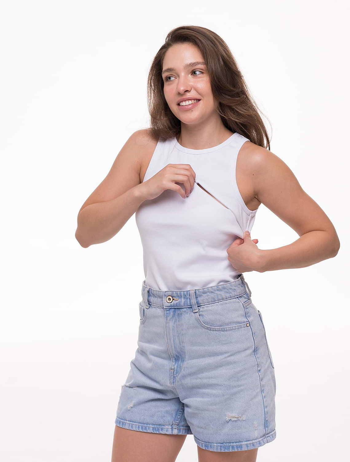 Maternity & nursing tank top