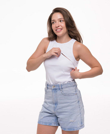 Maternity & nursing tank top
