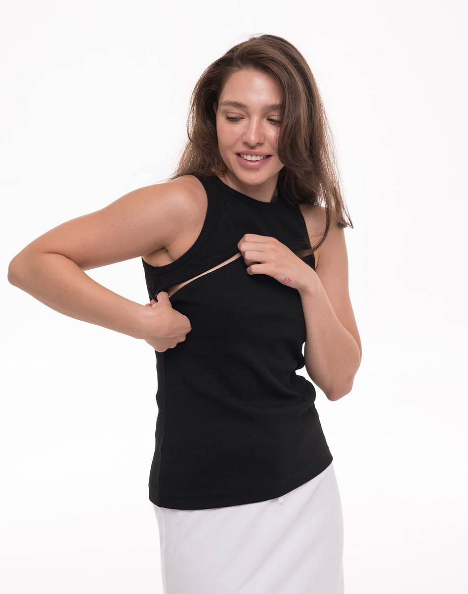 Maternity & nursing tank top