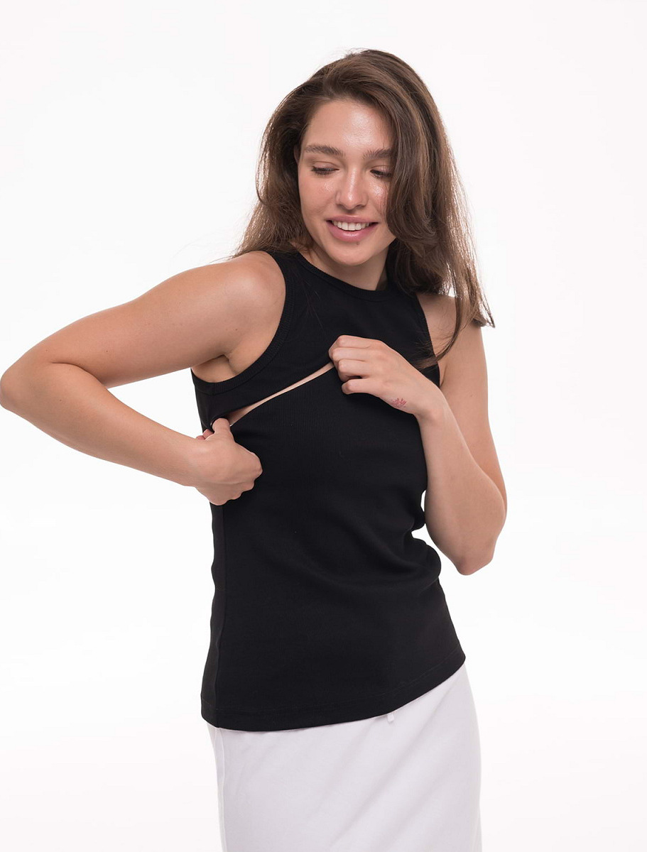 Maternity & nursing tank top