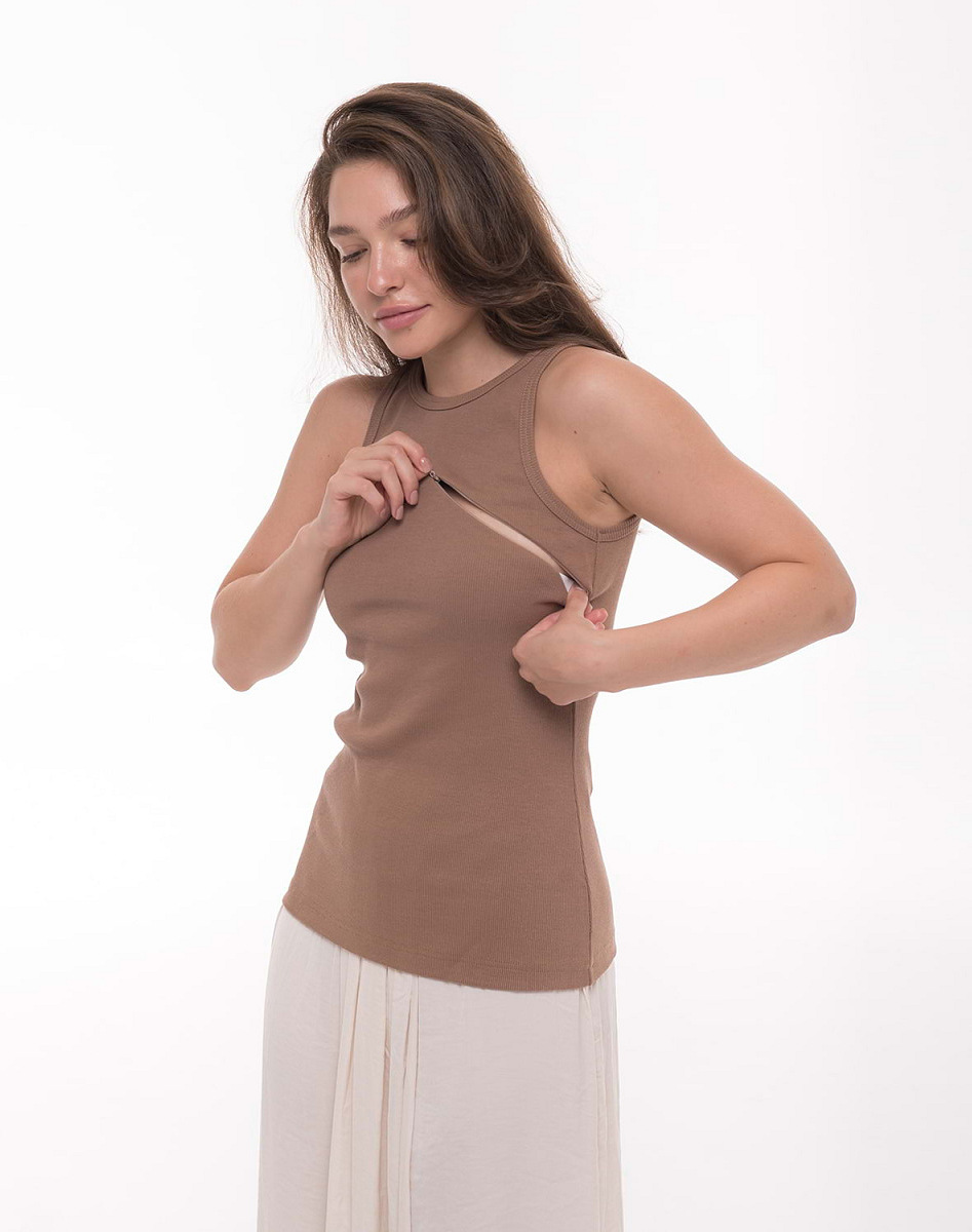 Maternity & nursing tank top