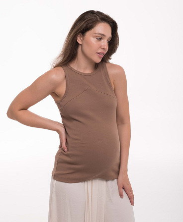 Maternity & nursing tank top