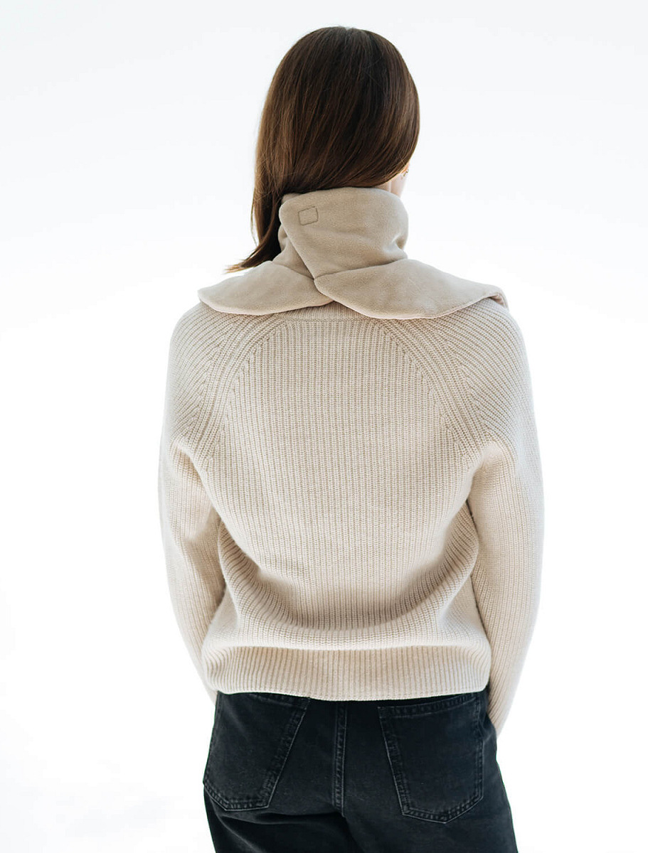 Fleece neck warmer - Beige Love & Carry®