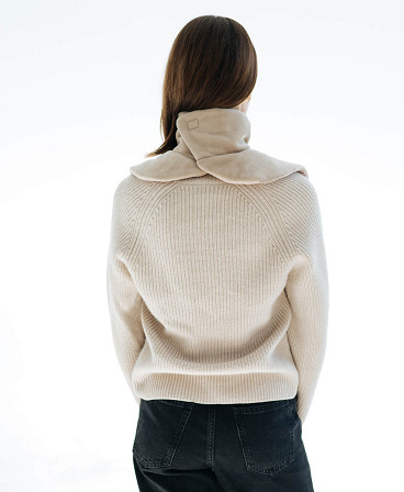 Fleece neck warmer - Beige Love & Carry®