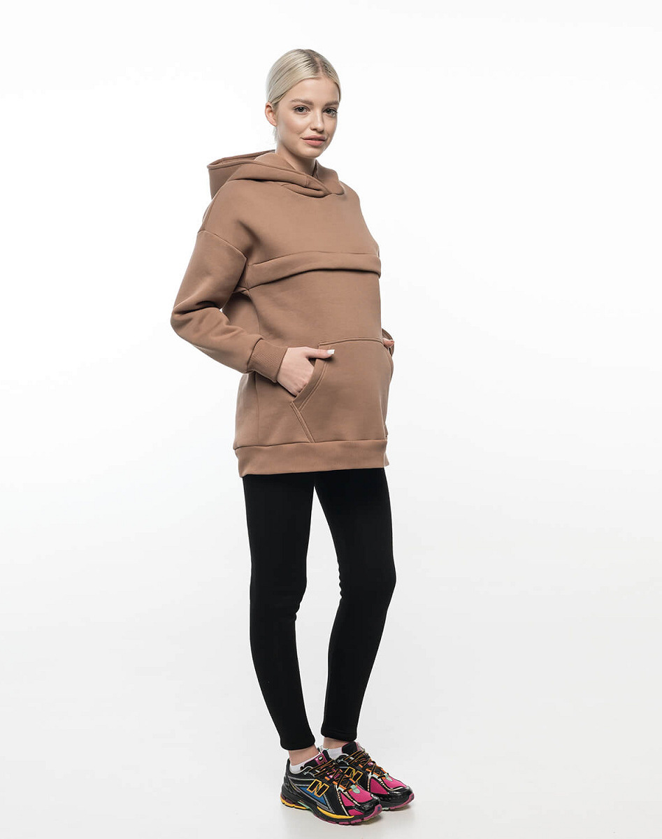 Maternity fleece-lined leggings