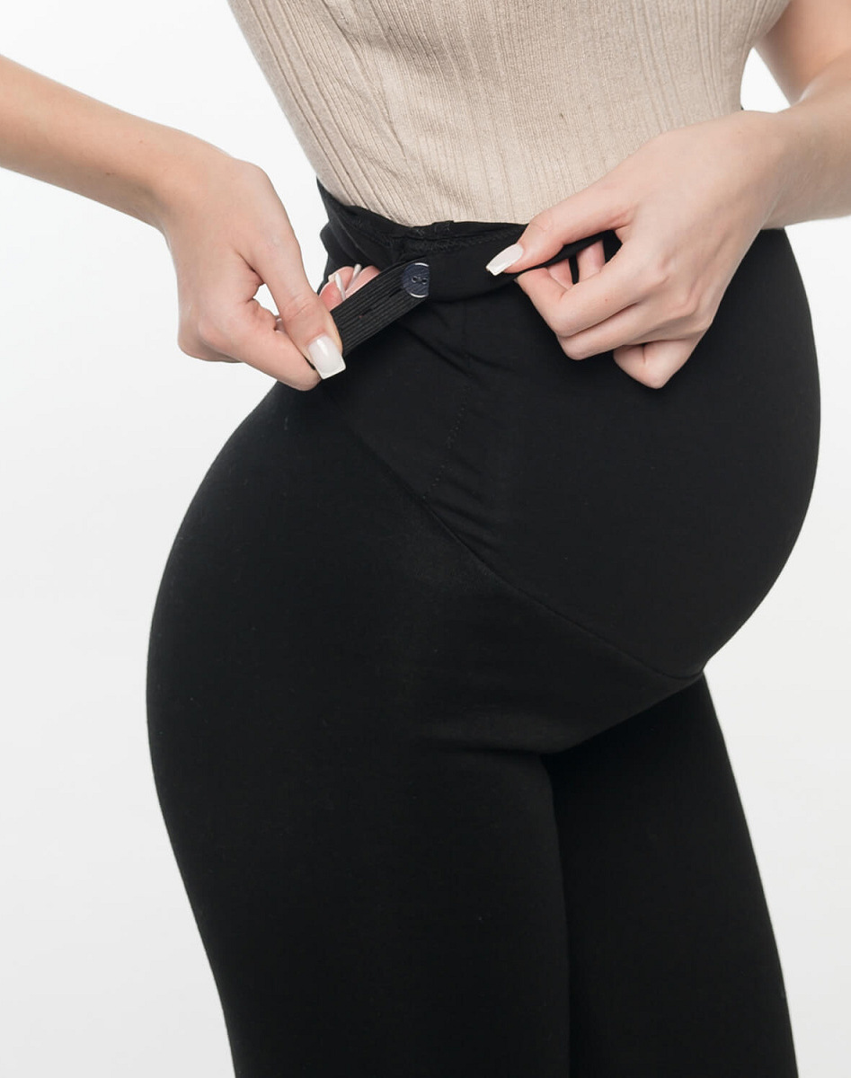 Maternity fleece-lined leggings