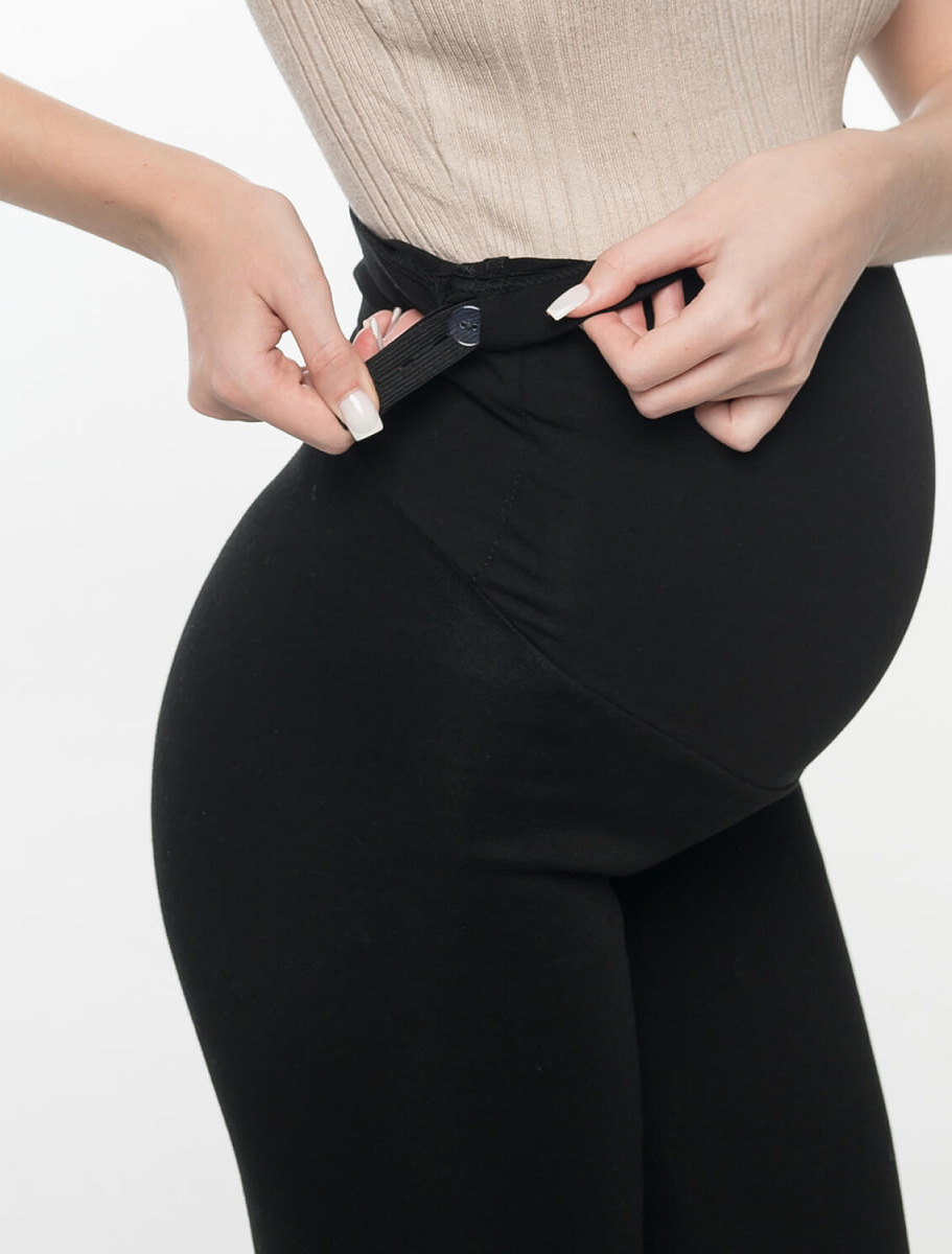 Maternity fleece-lined leggings