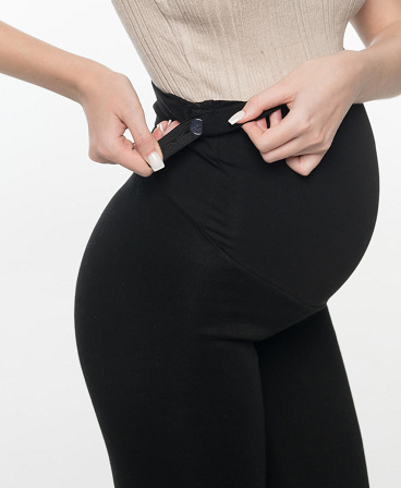 Maternity fleece-lined leggings