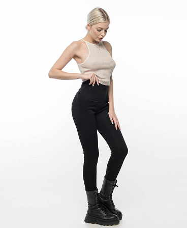 Maternity fleece-lined leggings