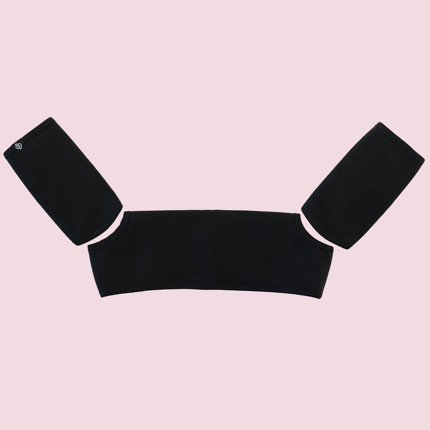Teething pads for hipseats Black