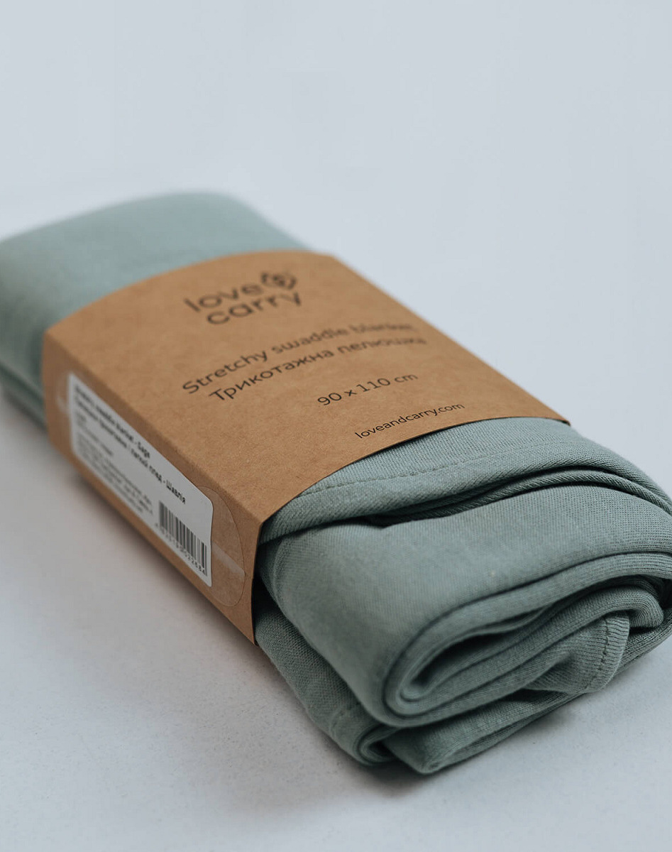 Stretchy swaddle blanket 110 x 90 cm