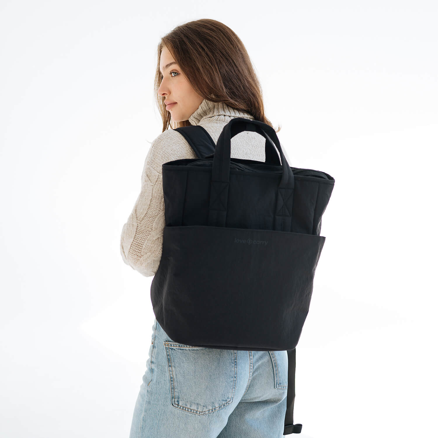 Diaper bag backpack Black