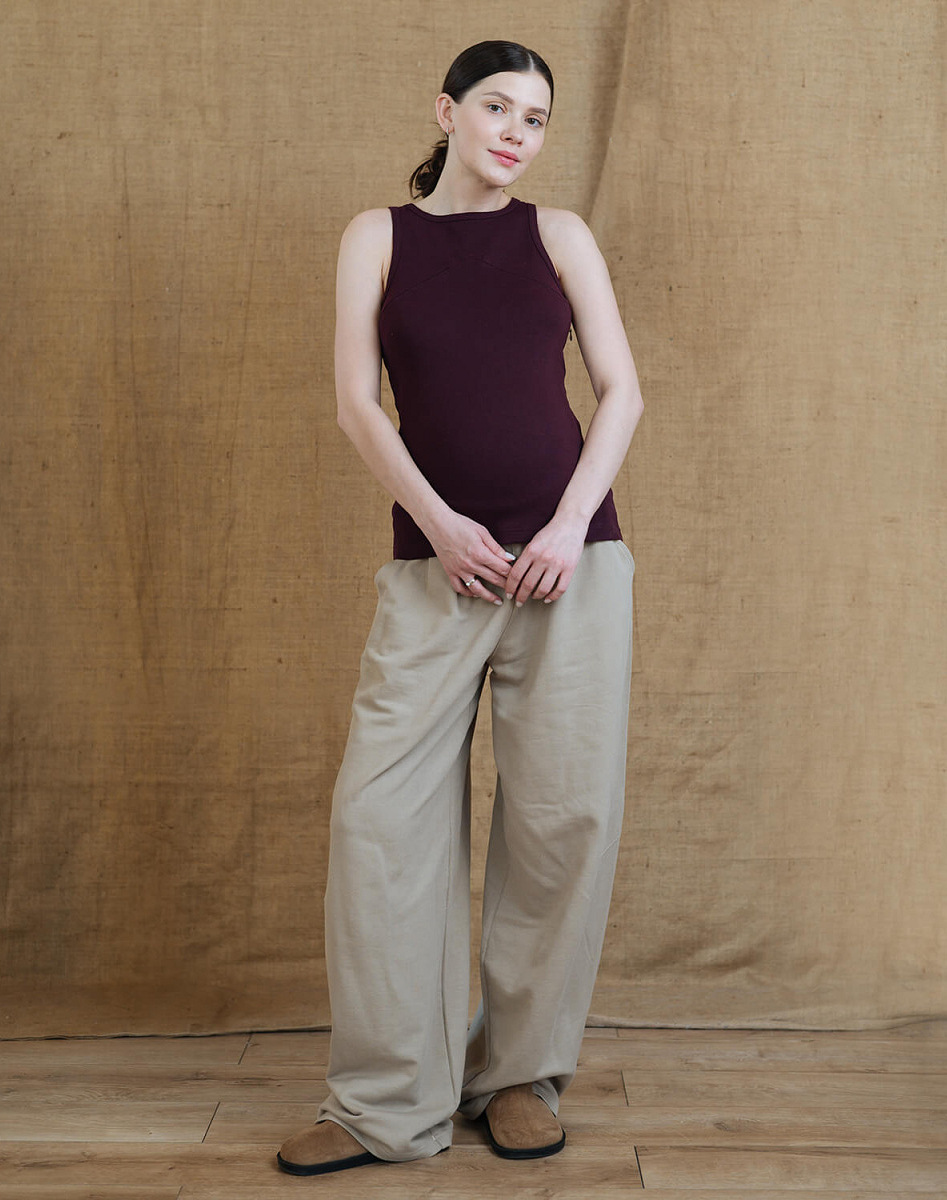 Maternity & nursing tank top