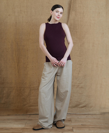 Maternity & nursing tank top