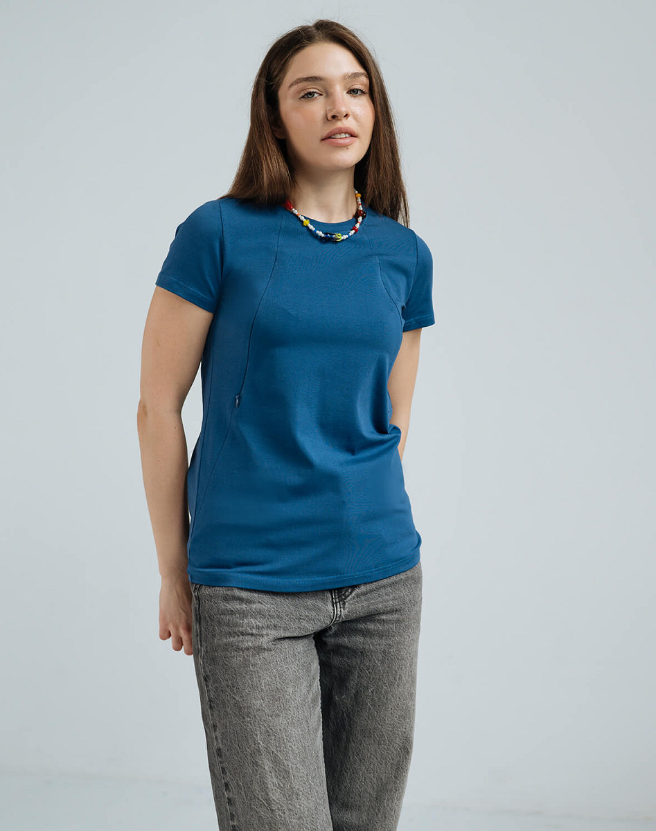 Straight fit maternity and nursing t-shirt