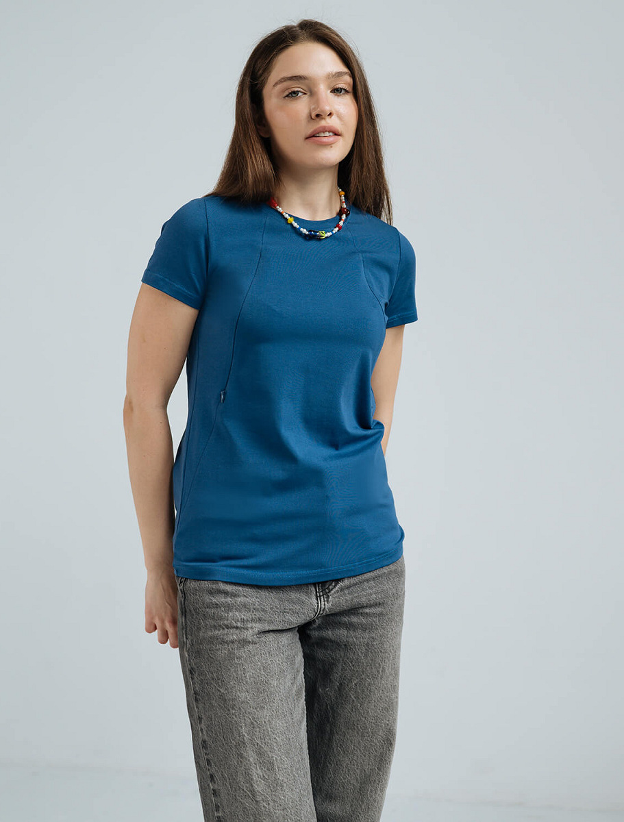 Straight fit maternity and nursing t-shirt