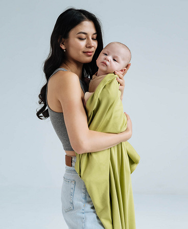 Stretchy swaddle blanket 110 x 90 cm