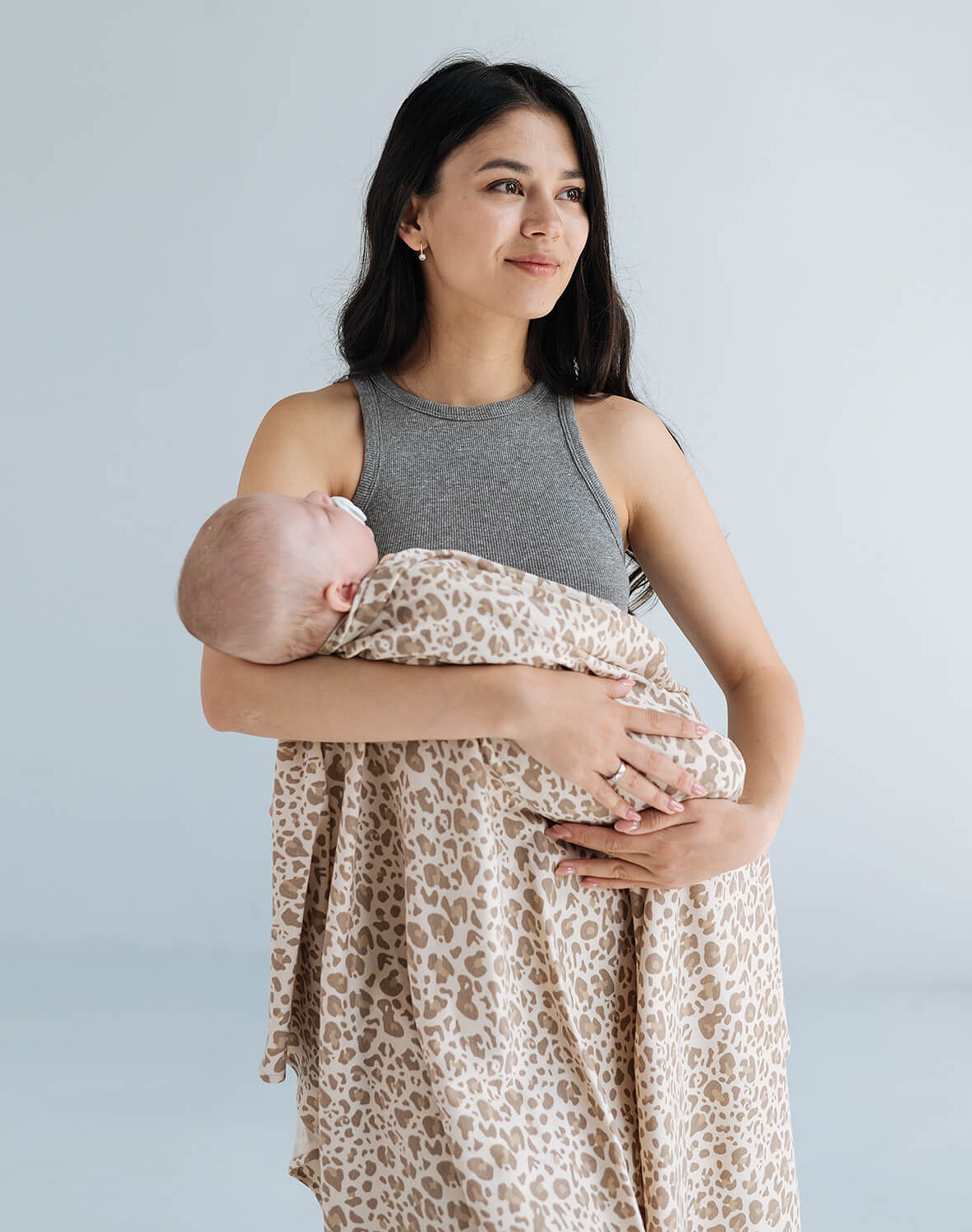 Stretchy swaddle blanket 110 x 90 cm