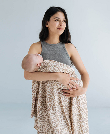 Stretchy swaddle blanket 110 x 90 cm