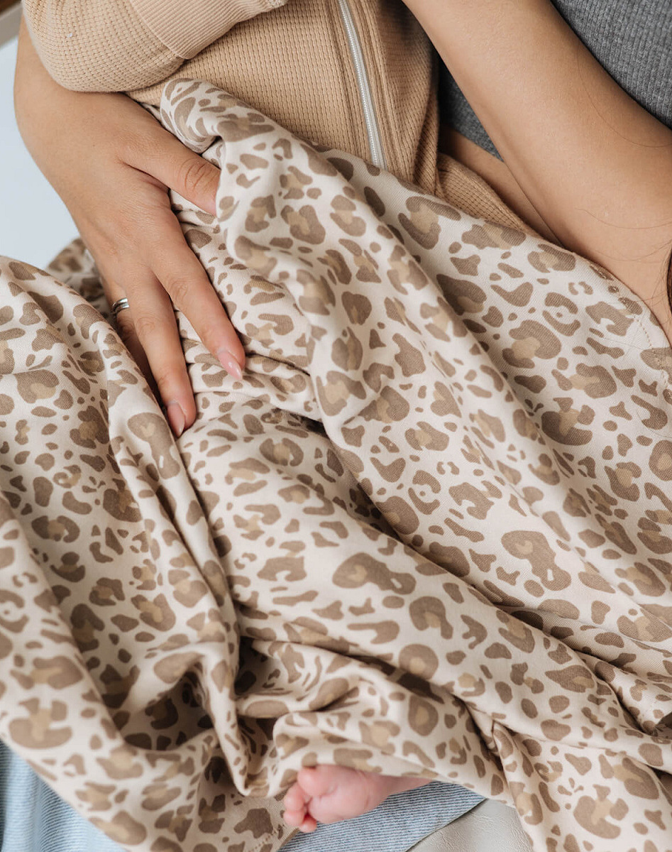 Stretchy swaddle blanket 110 x 90 cm