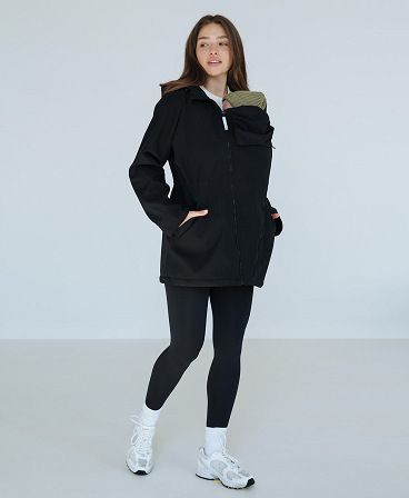 3 in 1 Softshell maternity babywearing jacket