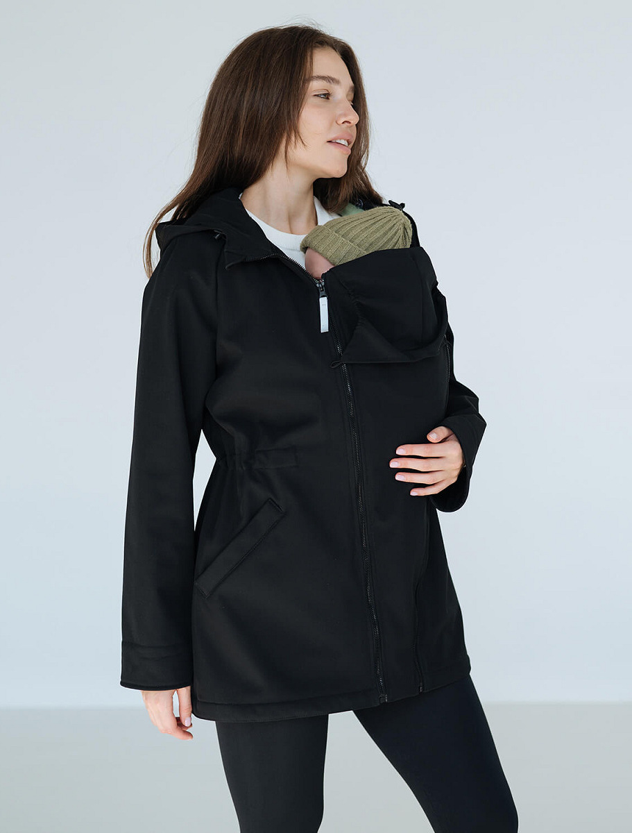 3 in 1 Softshell maternity babywearing jacket